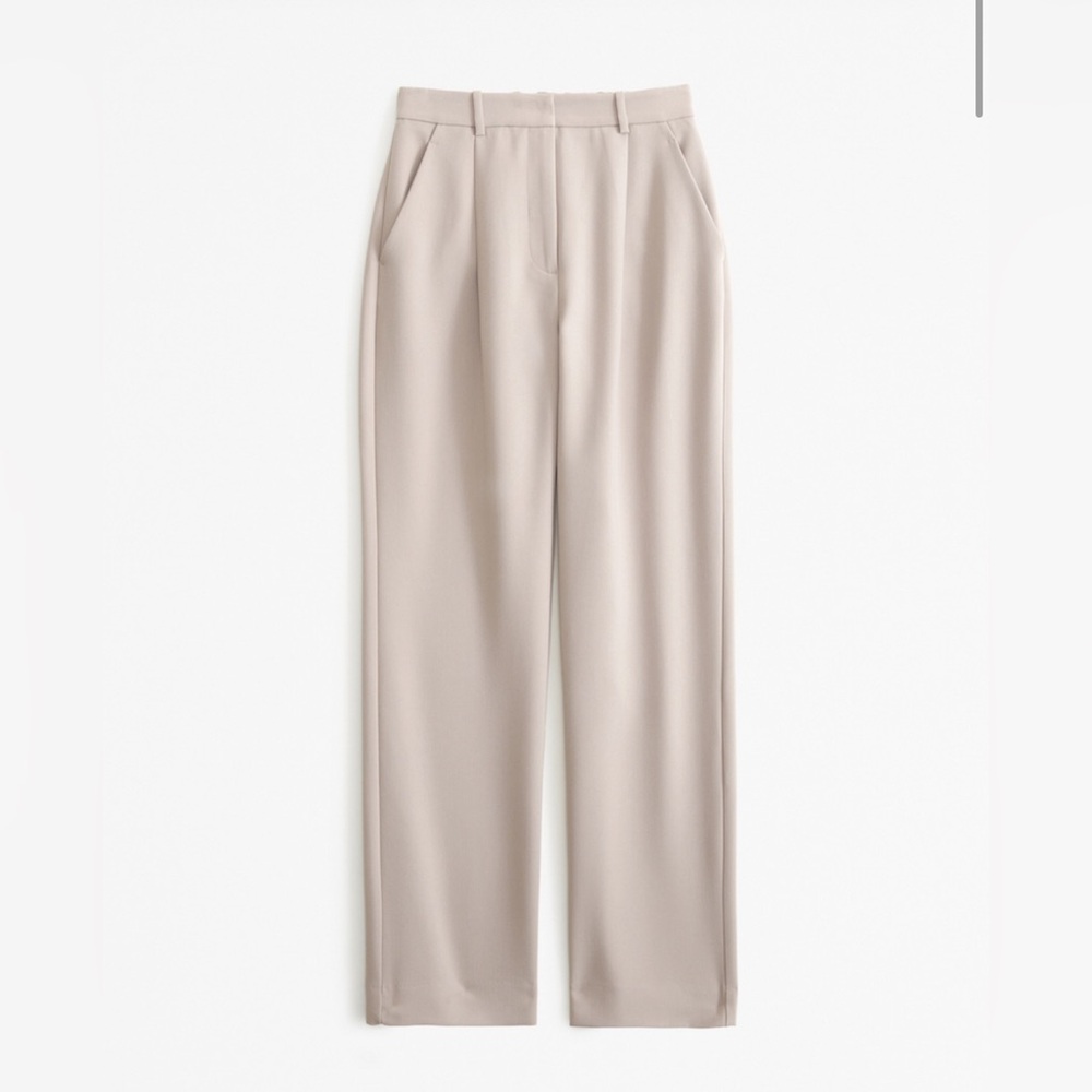 Abercrombie & Fitch Curve Love Tailored Straight Pant